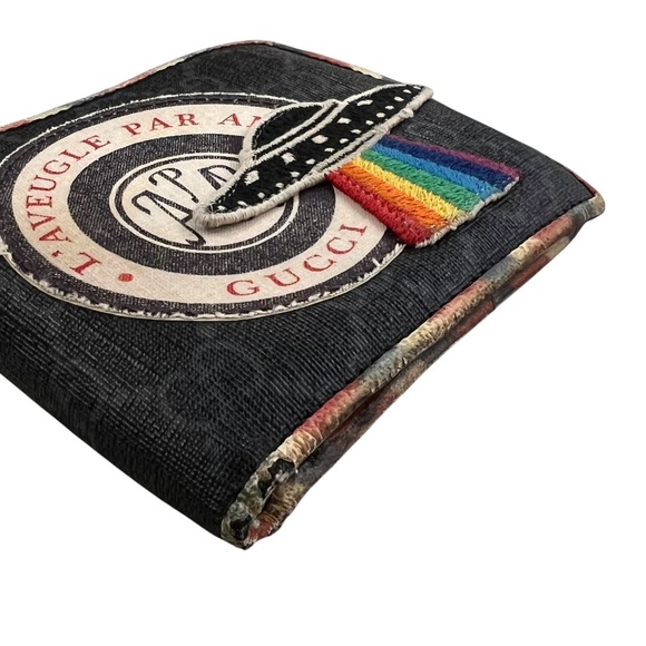 Gucci UFO Patch Monogram Bifold Wallet - Picture 8 of 9